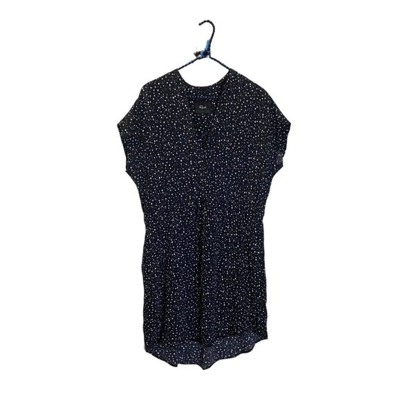 Rails Black Mini Dress with White Dots - Picture 2 of 5